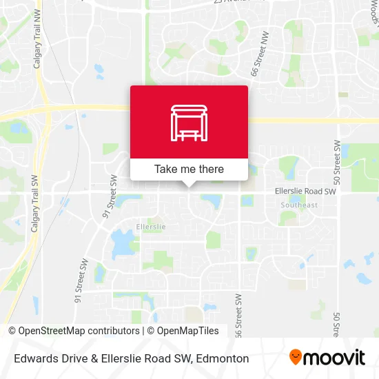 Edwards Drive & Ellerslie Road SW map