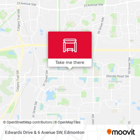 Edwards Drive & 6 Avenue SW map