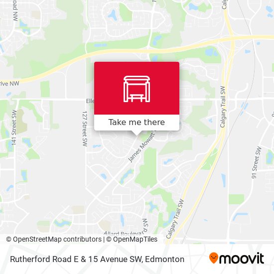 Rutherford Road E & 15 Avenue SW plan
