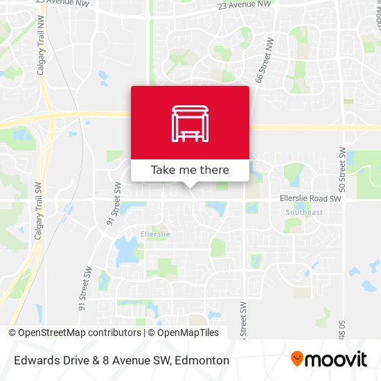 Edwards Drive & 8 Avenue SW map