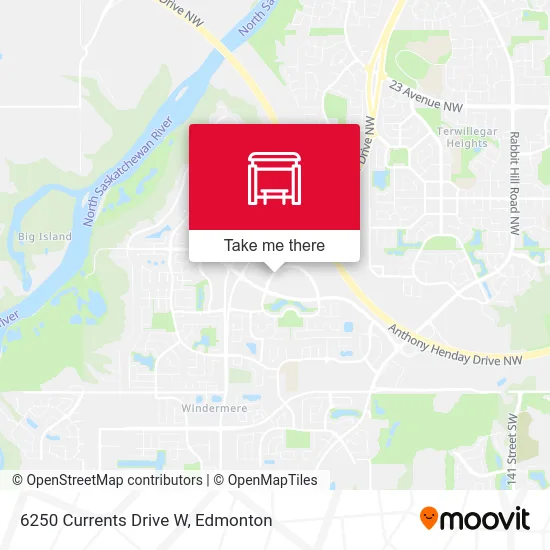 6250 Currents Drive W map