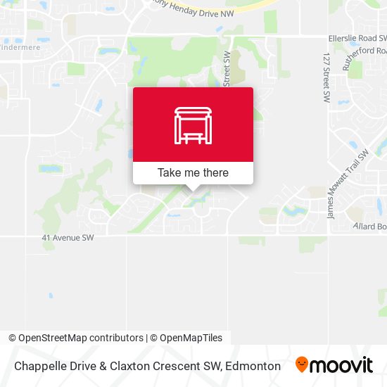 Chappelle Drive & Claxton Crescent SW plan