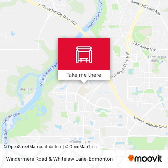 Windermere Road & Whitelaw Lane map