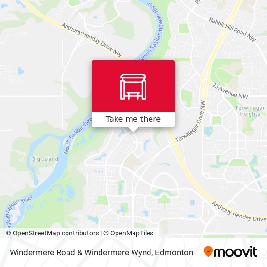 Windermere Road & Windermere Wynd map