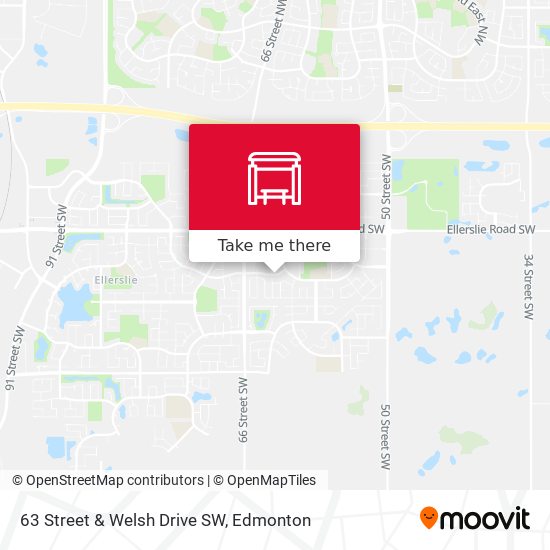 63 Street & Welsh Drive SW map