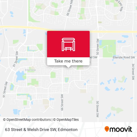63 Street & Welsh Drive SW map