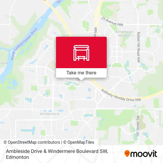 Ambleside Drive & Windermere Boulevard SW map