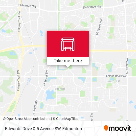 Edwards Drive & 5 Avenue SW map