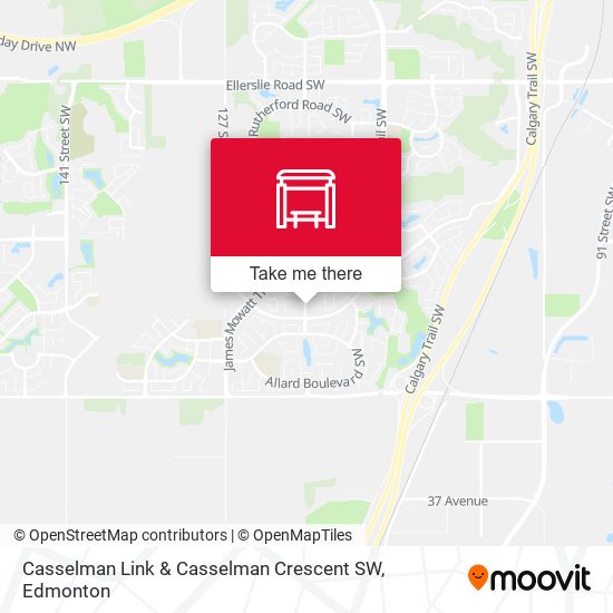 Casselman Link & Casselman Crescent SW map