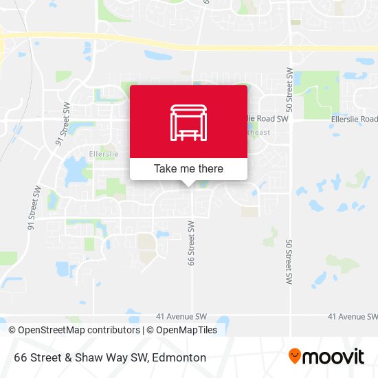 66 Street  & Shaw Way SW plan