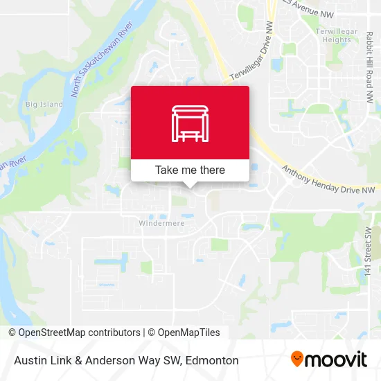 Austin Link & Anderson Way SW map