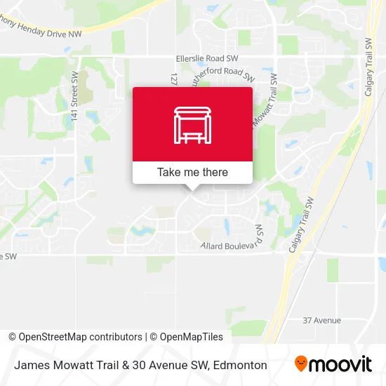 James Mowatt Trail & 30 Avenue SW map
