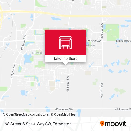 68 Street & Shaw Way SW plan
