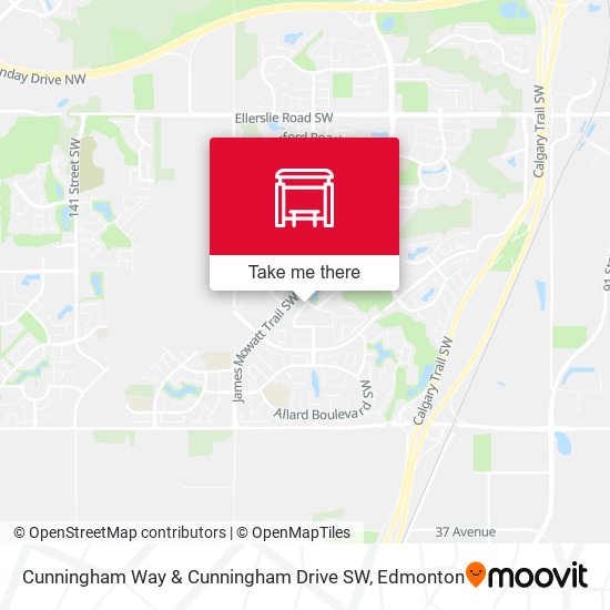 Cunningham Way & Cunningham Drive SW map