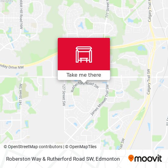 Roberston Way & Rutherford Road SW plan