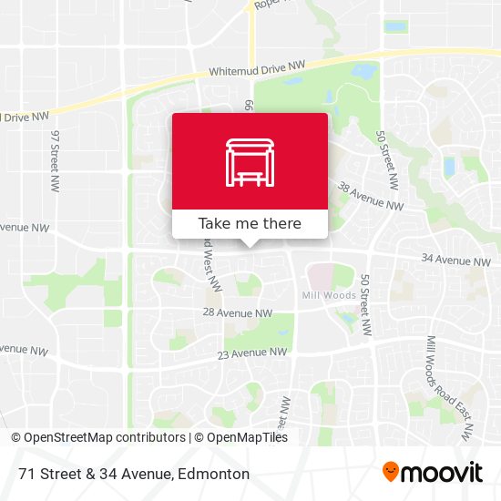 71 Street & 34 Avenue map