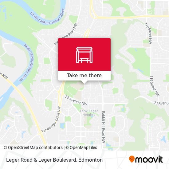 Leger Road & Leger Boulevard plan