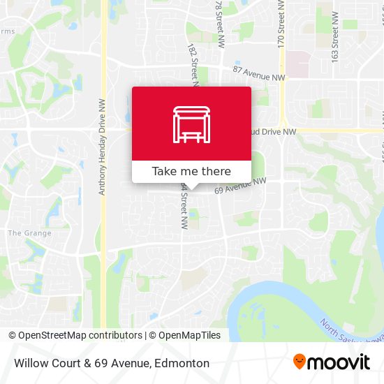 Willow Court & 69 Avenue map