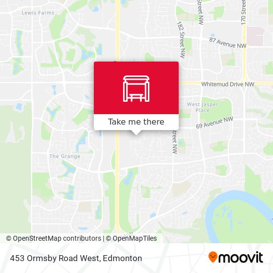 453 Ormsby Road West map