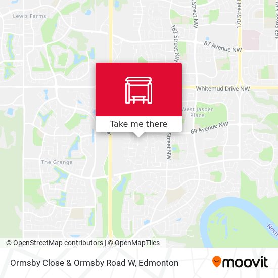 Ormsby Close & Ormsby Road W map