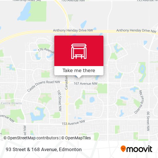 93 Street & 168 Avenue plan
