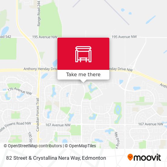 82 Street & Crystallina Nera Way plan