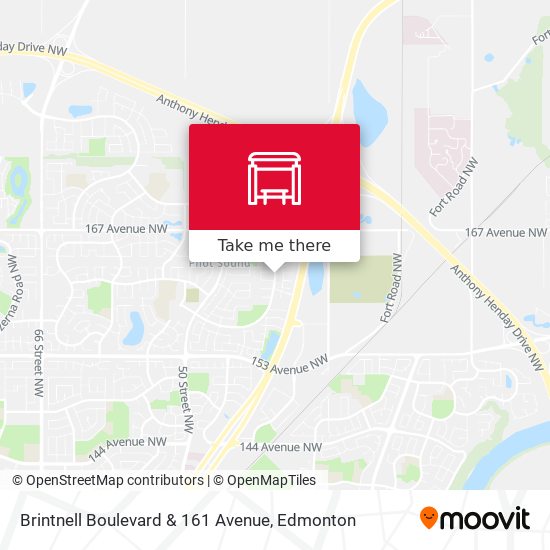 Brintnell Boulevard & 161 Avenue map