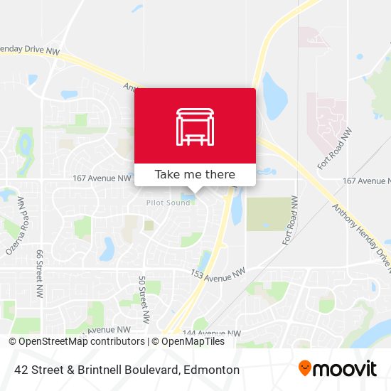 42 Street & Brintnell Boulevard map