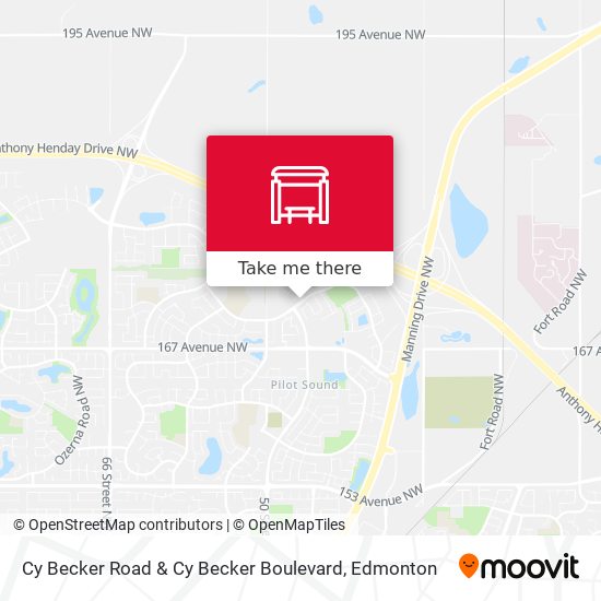 Cy Becker Road & Cy Becker Boulevard map