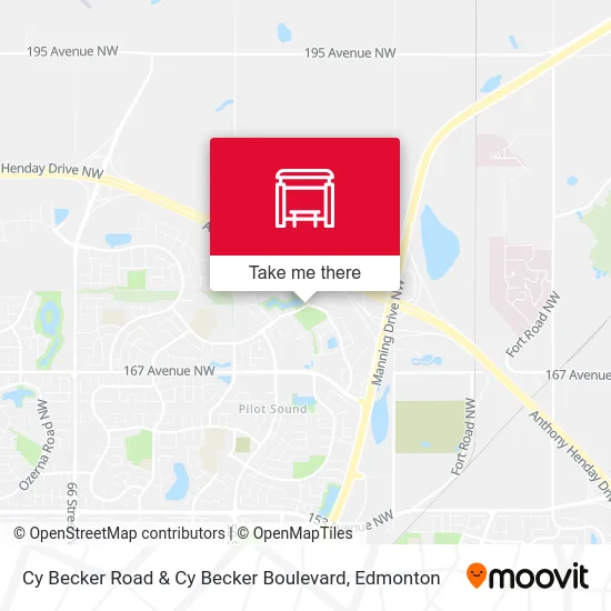 Cy Becker Road & Cy Becker Boulevard map