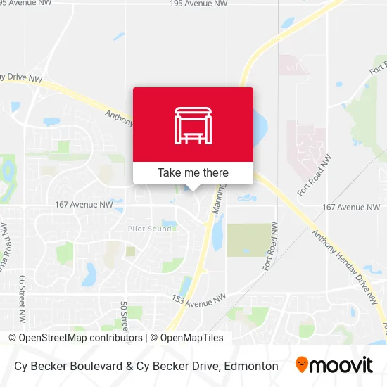 Cy Becker Boulevard & Cy Becker Drive map