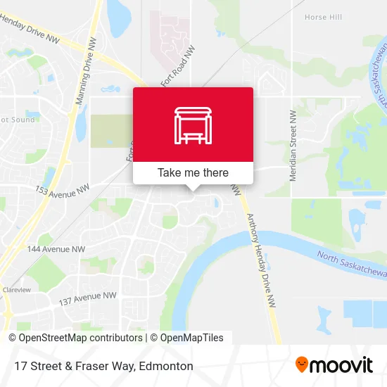 17 Street & Fraser Way map