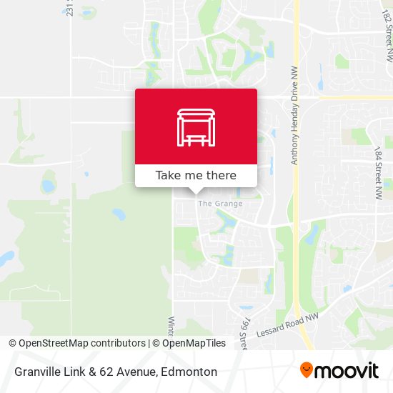 Granville Link & 62 Avenue map