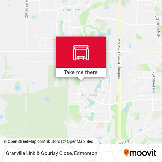 Granville Link & Gourlay Close plan