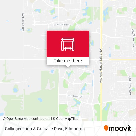 Gallinger Loop & Granville Drive plan