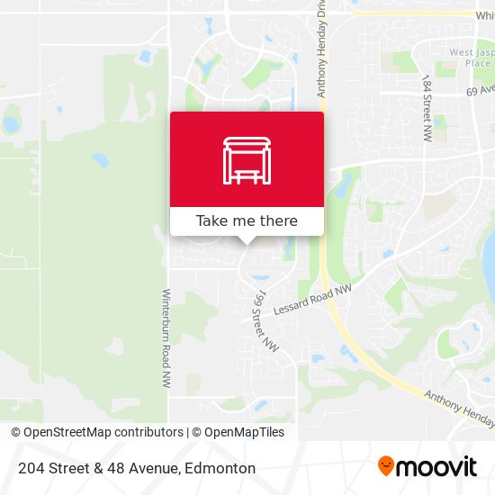 204 Street & 48 Avenue map