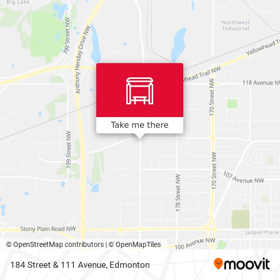 184 Street & 111 Avenue map