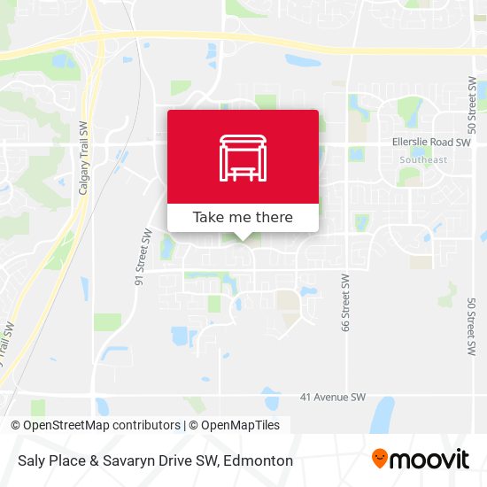 Saly Place & Savaryn Drive SW map