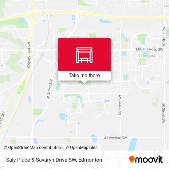 Saly Place & Savaryn Drive SW map