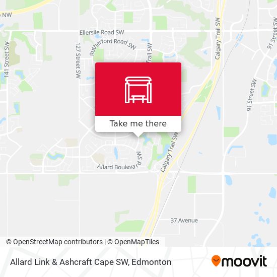 Allard Link & Ashcraft Cape  SW map