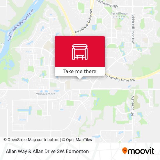 Allan Way & Allan Drive SW plan