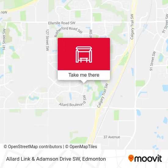 Allard Link & Adamson Drive SW map
