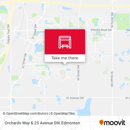 Orchards Way & 25 Avenue SW map