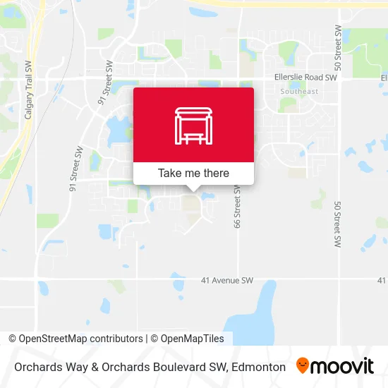 Orchards Way & Orchards Boulevard SW map