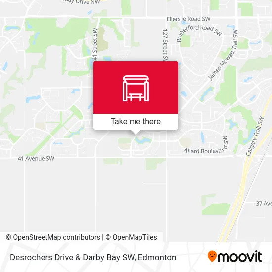 Desrochers Drive & Darby Bay SW map