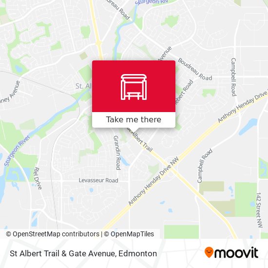 St Albert Trail & Gate Avenue plan