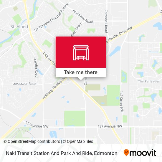 Nakî Transit Station And Park And Ride map