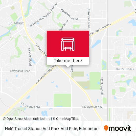 Nakî Transit Station And Park And Ride map