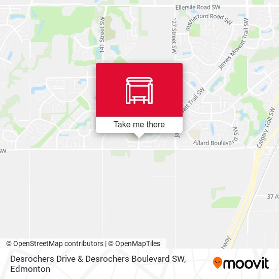 Desrochers Drive & Desrochers Boulevard SW map