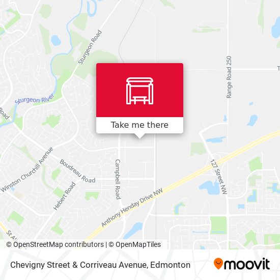 Chevigny Street & Corriveau Avenue plan